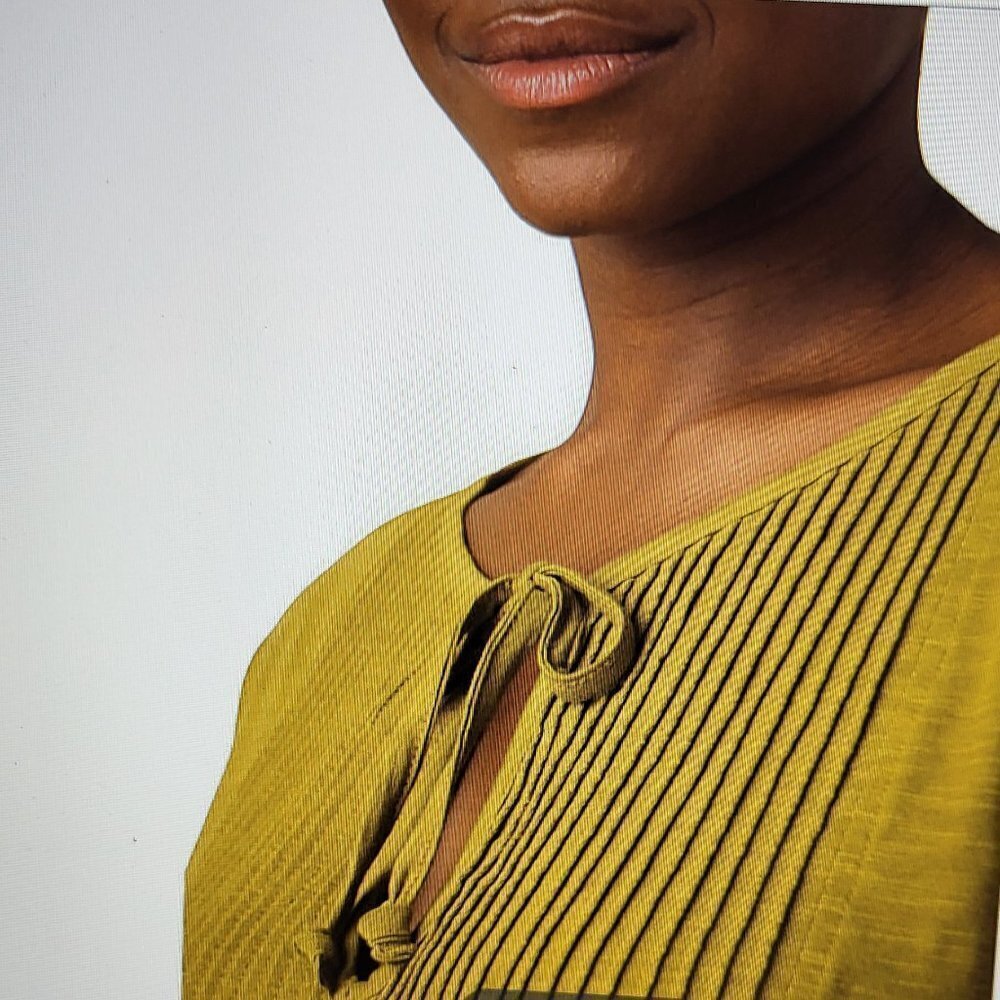 Prana Women's Ocupas Popover Top Color: Sweet Grass Size Small NWT - Picture 2 of 13